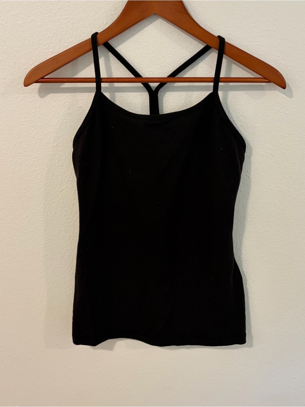 lululemon athletica Black Strappy Racerback Athletic Tank Top